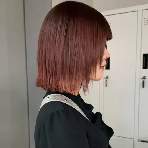 【うる艶髪質改善ストレート】+【カラー】+【似合わせカット】+【TOKIOトリートメント】縮毛矯正/ボブ/ショートボブ