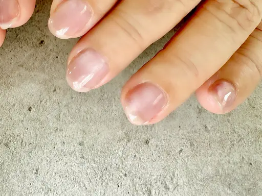 ネイルも秋冬カラーにチェンジ♪ジェルワンカラー★オフ無料★爪の長さ・形整え→ケア→カラー塗布★カラーは混ぜてお作りも。