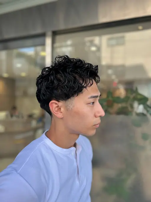 学割U24 【似合わせデザイン】men'sカット＋パーマ🌀スパイラル/プードル/波巻き/シャドウ/ニュアンス/ツイスパ