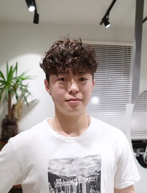 カット+無造作パーマ🚹🚺