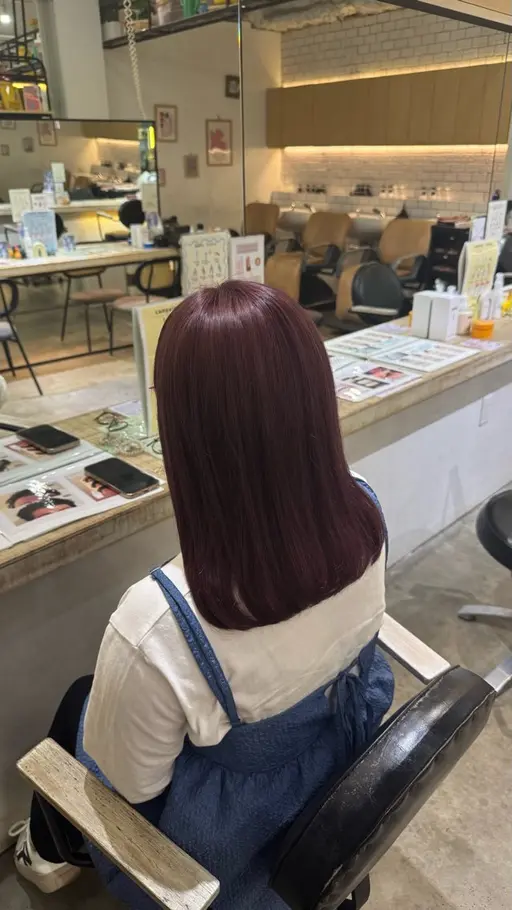 𓊆 🌛11月.12月限定学生クーポン🌛 ㅤ𓊇 イルミナカラー + カット + 卵殻膜 treatment