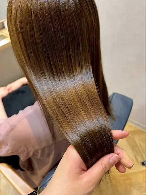 髪質改善ストレート➕1stepトリートメント（ロング）（ブリーチ履歴のある方は施術することができません）