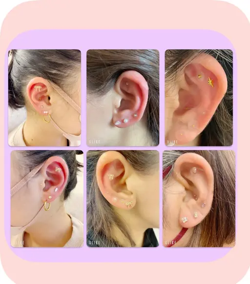 💎耳つぼジュエリー 10粒まで💎豊富なパーツあり💖👂✨