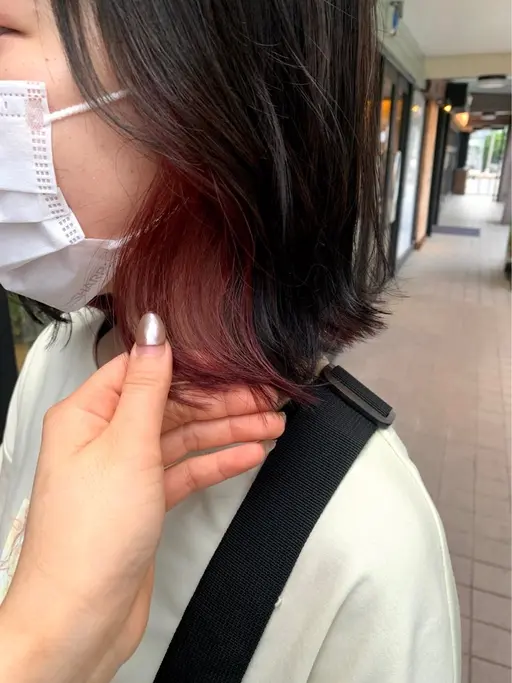 🌹インナーカラー(ブリーチあり)🌹