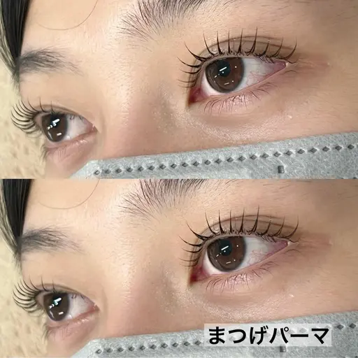 まつげパーマ【ブラックティント仕上げ】