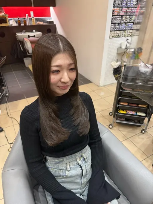 ✂︎レディースカット➕カラー🎨 【縮毛矯正/カラー/ボブ/レイヤーカット/日暮里/西日暮里/上野】