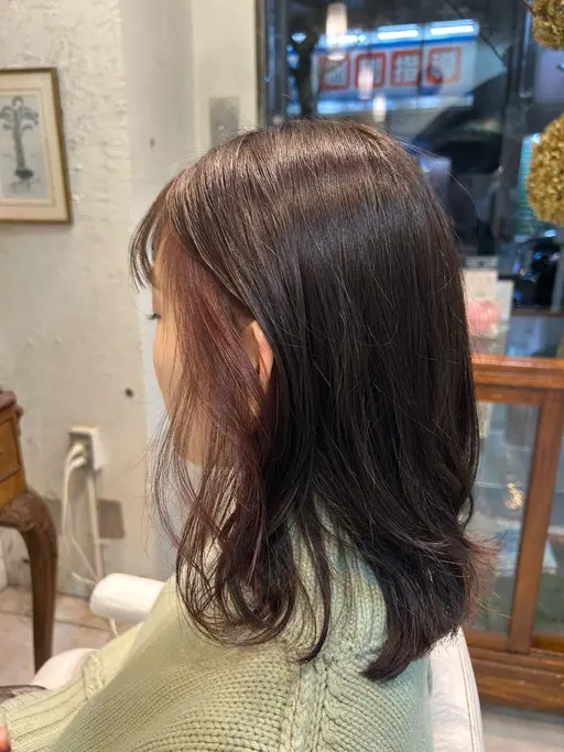 ミディアムヘアカット