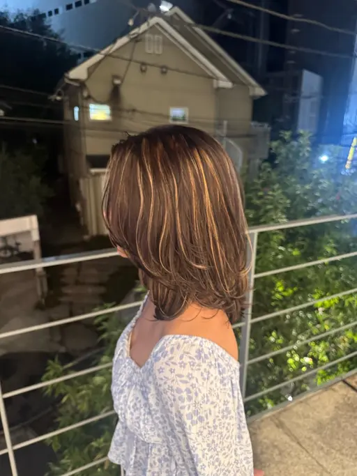 🍒ミニモ限定🍒【ハイライトブリーチ💥➕オンカラー🤎】