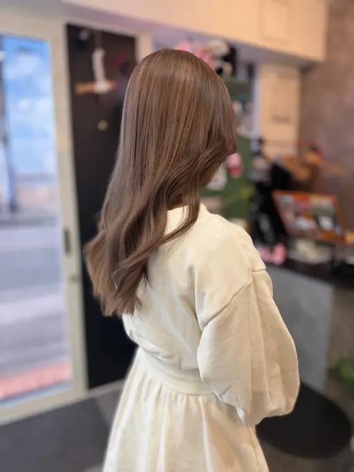 人気No.1💎カット＋ケアカラー＋5stepトリートメント✨ワンランク上の極上と指通り♡うる艶さらさらで一気に垢抜け