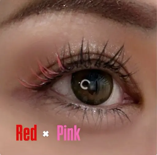 【お目元撮影協力必須】マツエク+選べるポイントカラーマツエクC13🏳️‍🌈(コーティング込)100本※補足説明必読