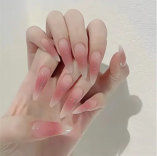 【❤️‍🔥大人気NO.4❤️‍🔥】チップ長さだし10本+チークネイルコース