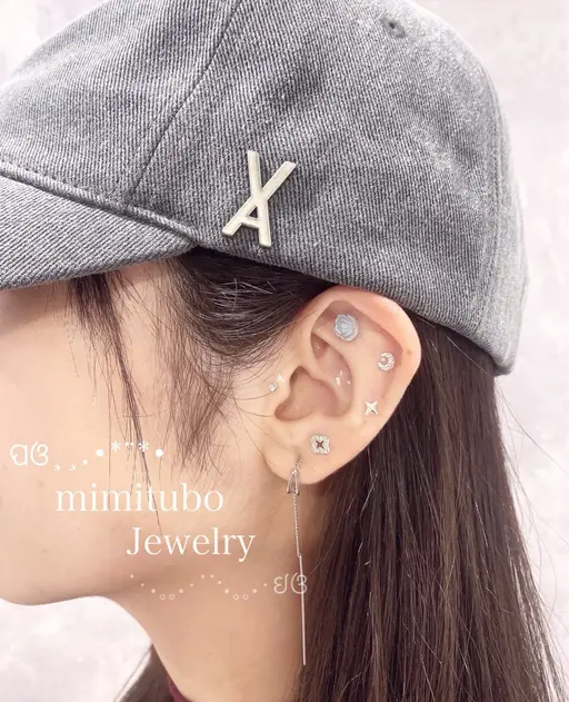 ️🫧今話題️🫧耳つぼジュエリー♥両耳12粒