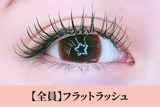【10/25.10/31限定】💎フラットラッシュ120本(オフ・コーティング込)💎