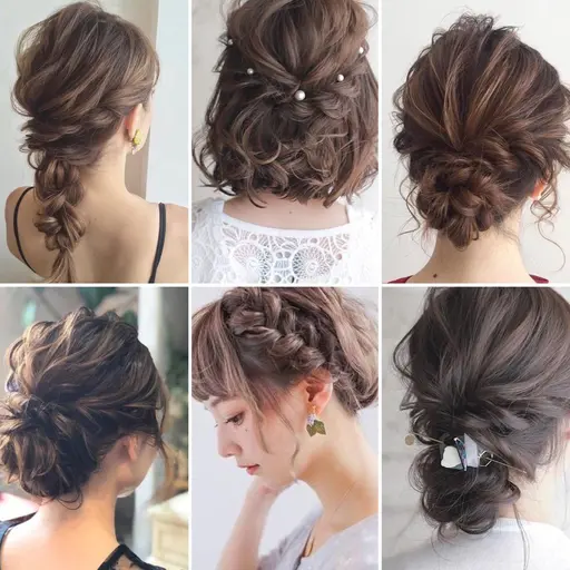 💐花火大会に是非❗️💐ヘアセット💐