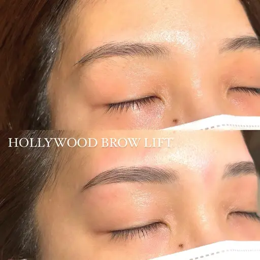 【平日限定】ハリウッドブロウリフト（HBL）＋おでこwax¥10,480→¥7,810