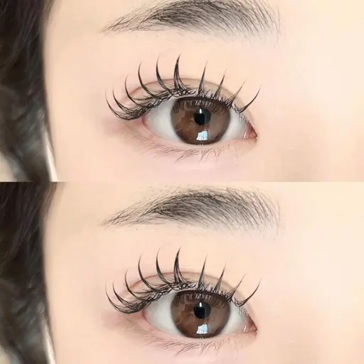 セーブルエクステ100本👀❤️(オフなし、付け足しなし)