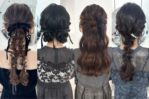 似合わせヘアセット🪩🤍