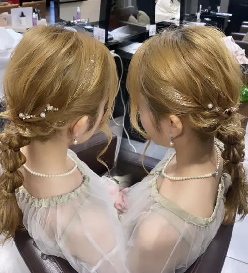 お呼ばれヘアセット✨¥3950