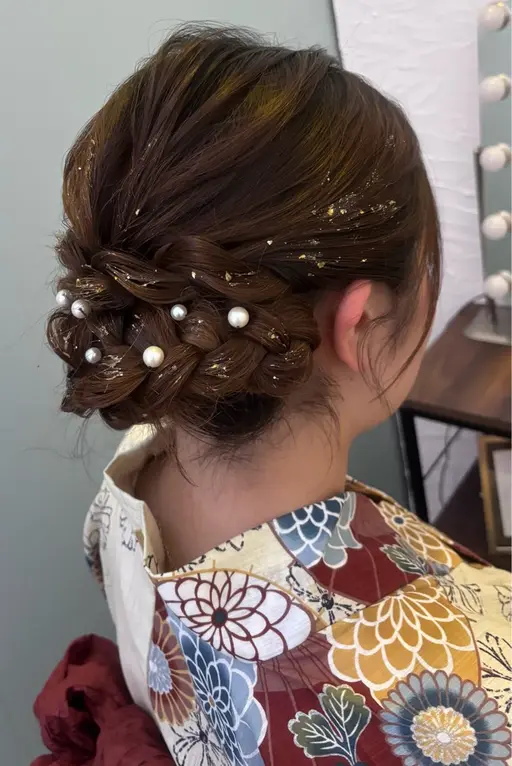 浴衣着付け(簡単ヘアセット付き)