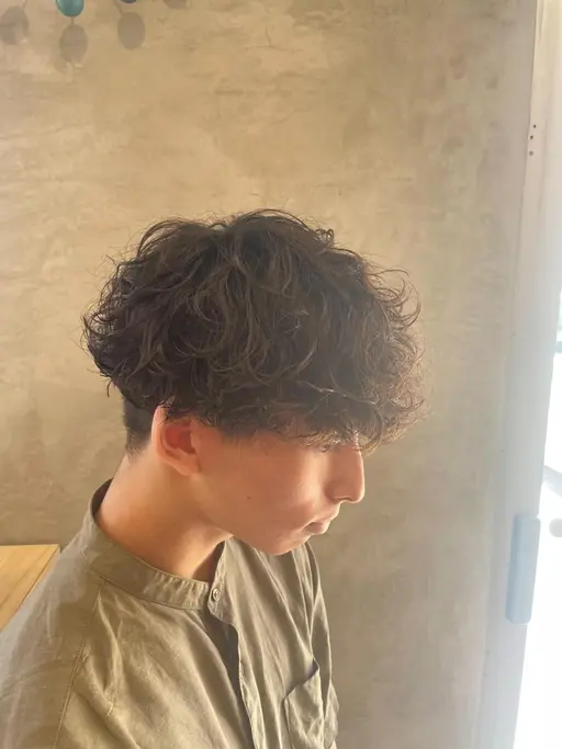 メンズカット＋パーマ