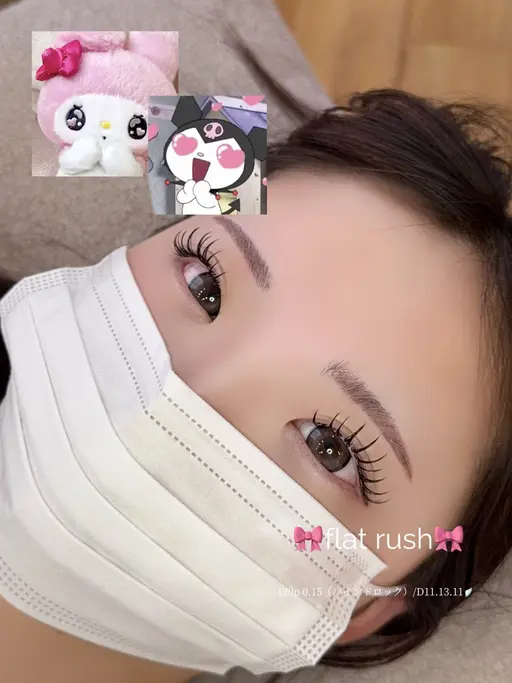 オフ込み、1本or2本(バインドロック)同価格、最高級フラットラッシュ120本💫コーティング付き💫