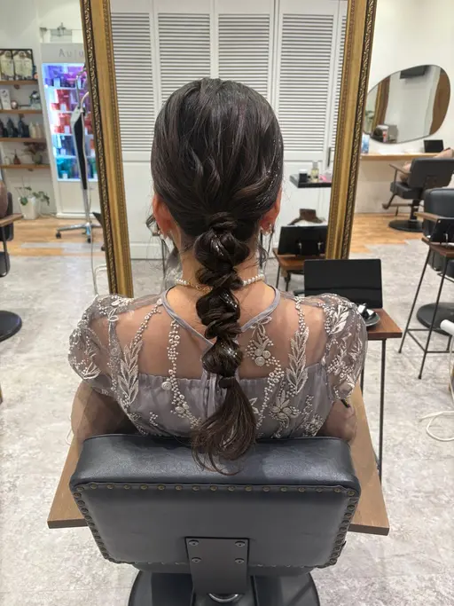 【ヘアセット🪞🪄】アップヘア✨️/お呼ばれ💐/ライブ🎶など特別な予定の前に🎀