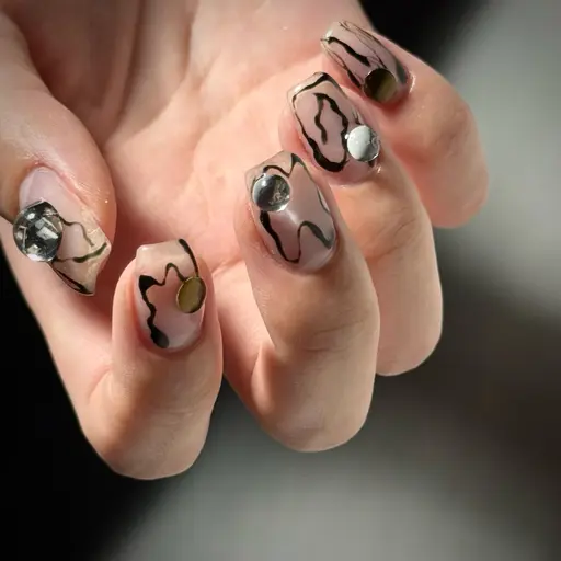 【期間限定限定/半額✨】オフ有 /シンプルデザインのお持ち込みアート🌿