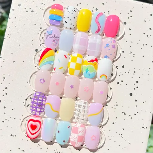 【定額アート】韓国ネイルデザイン🍭