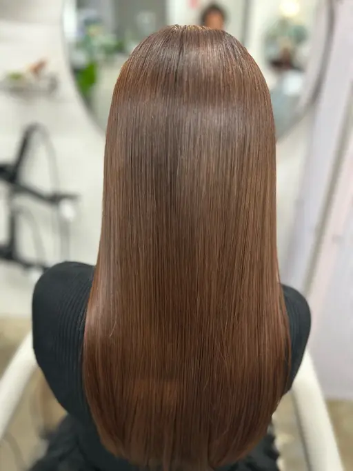 カット+透明感カラー+髪質改善トリートメント