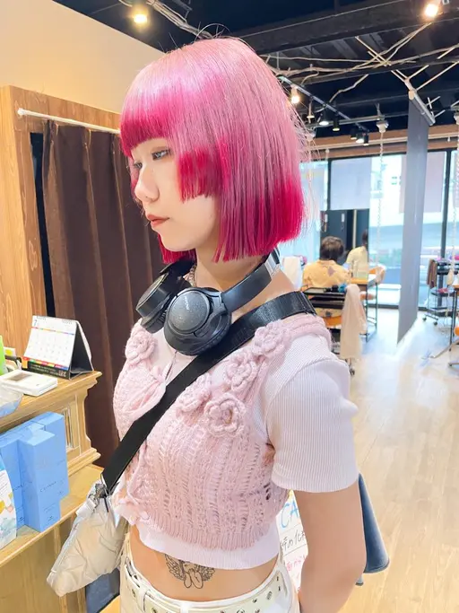 ️🎀好評◎イメチェン！🎀『ケアブリーチ＋ワンカラー』🌠ダブルカラー！メンズもご利用可能！ロング料金最大￥2200