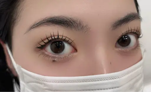 【⚠️デザイン指定】立ち上げまつげパーマモデル(ご予約時に必ずお目元のお写真を送ってください🤲)