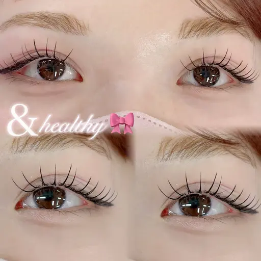 🍯＆healthy🍯（フラット120本+まつげパーマ）再来料金¥9980 【オフ無料】