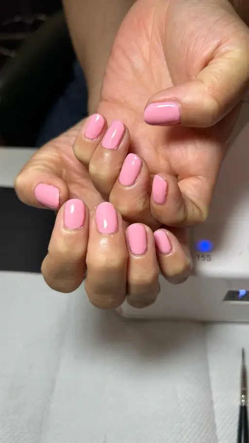 ワンカラーネイル🩵(オフなし)☆u24☆