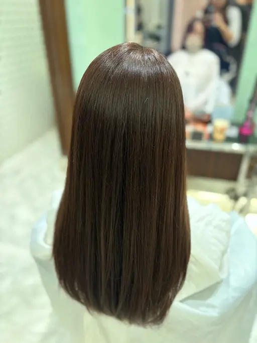 根元伸びた部分のストレートパーマ✨（リタッチ） 木曜、土曜限定メニュー☆
