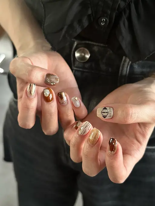 定額ネイル（オフなし）サンプルの中から選択