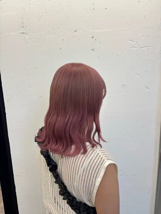 【🩰‎モデル限定価格‪🩰‎】ブリーチ➕ワンカラー➕トリートメント➕毛先整えカット⸝꙳.⋆