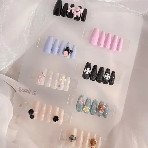 【自爪✨超お得定額🎀】シンプルトレンドガーリーデザイン