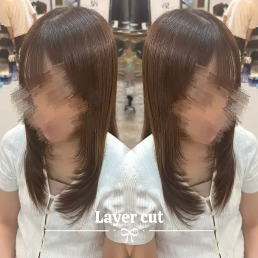 【レイヤースタイル】動きやすさと軽さをプラスするレイヤースタイル✂️毛先のまとまり感は残しつつ、抜け感のある仕上がりに