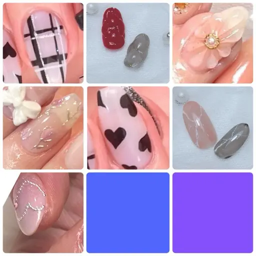 【オフあり平日限定】ワンカラー+選べるアート2本💅※画像からお1つデザインをお選びいただけます