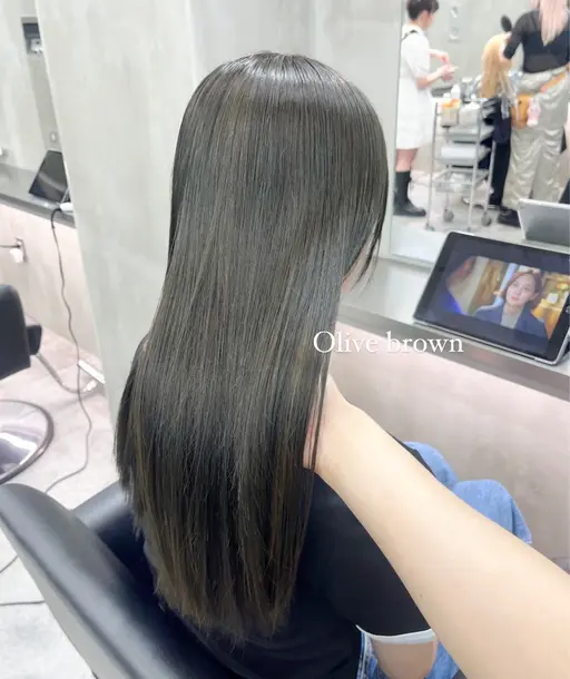 酸性ストレート+カット+カラー