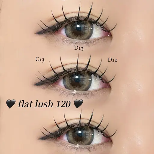 【12/23まで】♡LED flat lush 120本♡オフあり(90分程度