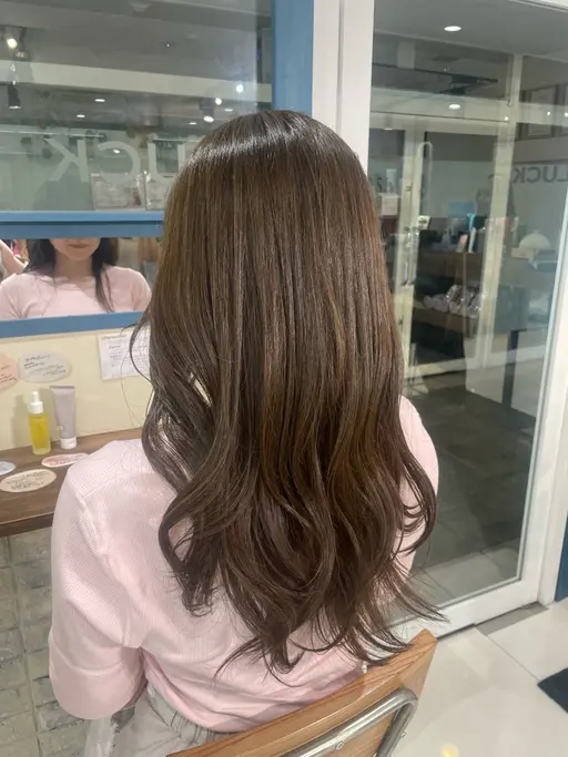 「直前割」人気No.1メニューうる艶カラー💛クイックリートメント付き