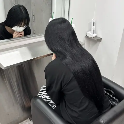 縮毛矯正 ⟡.·