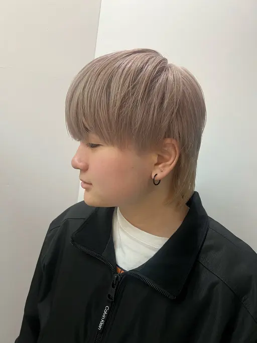 ✨人気Ｎｏ.1メニュー✨『初来店から1年間有効』透明感抜群🫧ダブルカラー＋モテ髪メンズカット＋補修トリートメント韓国
