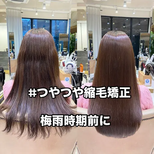【感動の指通り】🍀美髪縮毛矯正🍀トリートメント付き