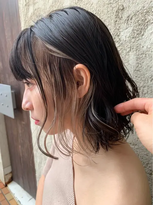 💫学生人気NO.1💫インナーブリーチ+TOKIOトリートメント 耳かけした瞬間に可愛い人気No.1の王道デザイン💓