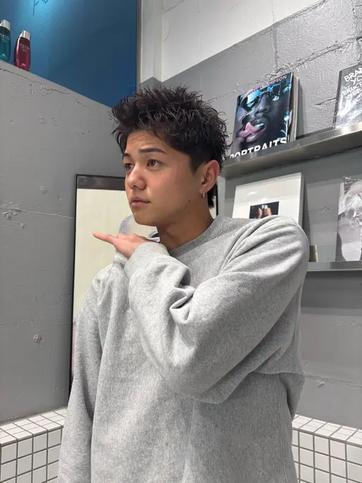 💥7日限定💥メンズカットパーマ