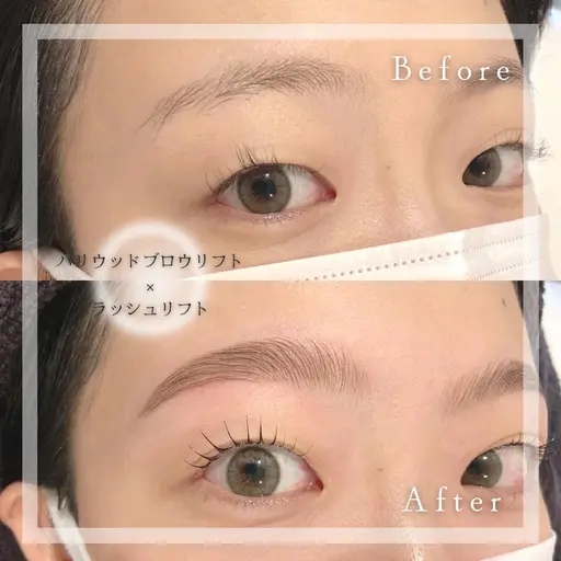 1日3名限定🌟 ハリウッドブロウリフト+パリジェンヌ含む似合わせまつ毛パーマ💖✨