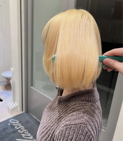 💚【ケアブリーチダブルカラー】💚ダメージ94%カット🍀