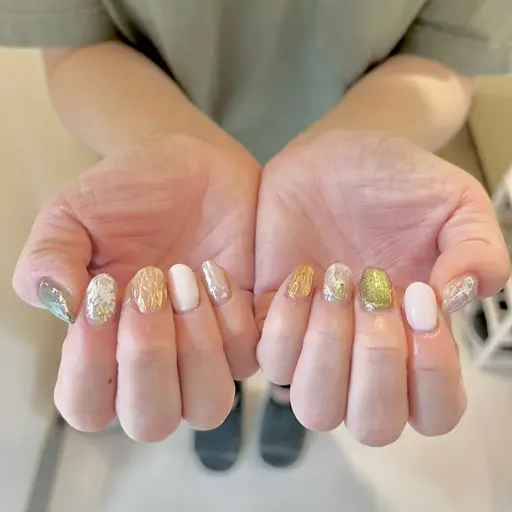 ハンドジェルネイル(アート・パーツ10粒まで込)※オフなし